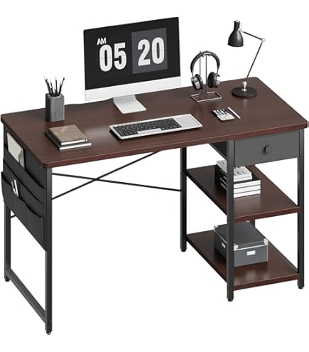 Amazon | IKEA/イケア ALEX/アレクス デスク100x48 cm：ブラック